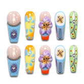 Witty Whimsical Handmade Coffin Nails 12004 - ByskireNail