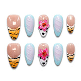 Lingering Phuket Handmade Almond Nails 12010 - ByskireNail