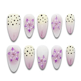 Violet Waltz Handmade Almond Nails 13002 - ByskireNail