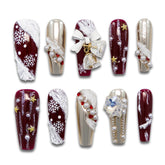 Xmas Gift Handmade Coffin Nails 12020 - ByskireNail