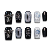 Anaconda Eye Handmade Square Nails 13004 - ByskireNail