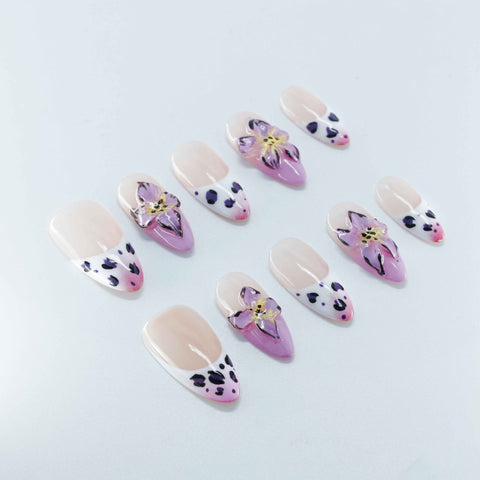 Ranch Night Handmade Almond Nails 12001 - ByskireNail