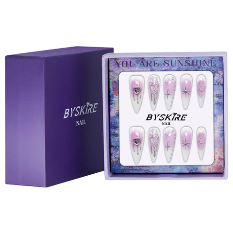 Maiden Heart Handmade Stiletto Nails 12012 - ByskireNail