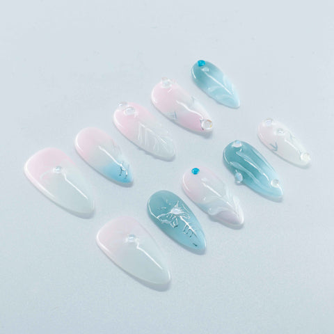 Tender Snare Handmade Almond Nails 12015 - ByskireNail