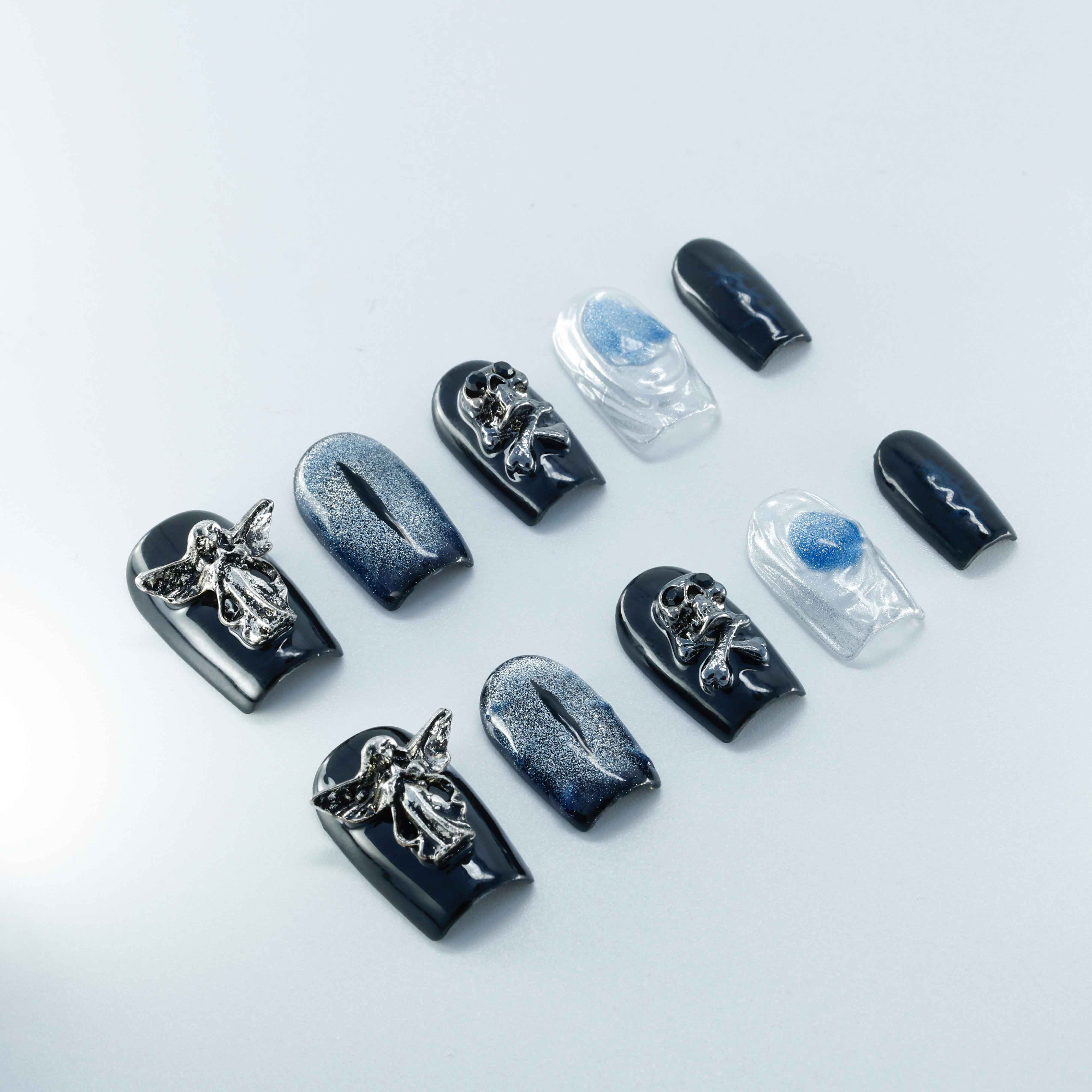 Anaconda Eye Handmade Square Nails 13004 - ByskireNail