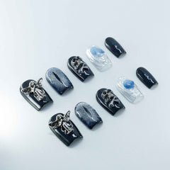 Anaconda Eye Handmade Square Nails 13004 - ByskireNail