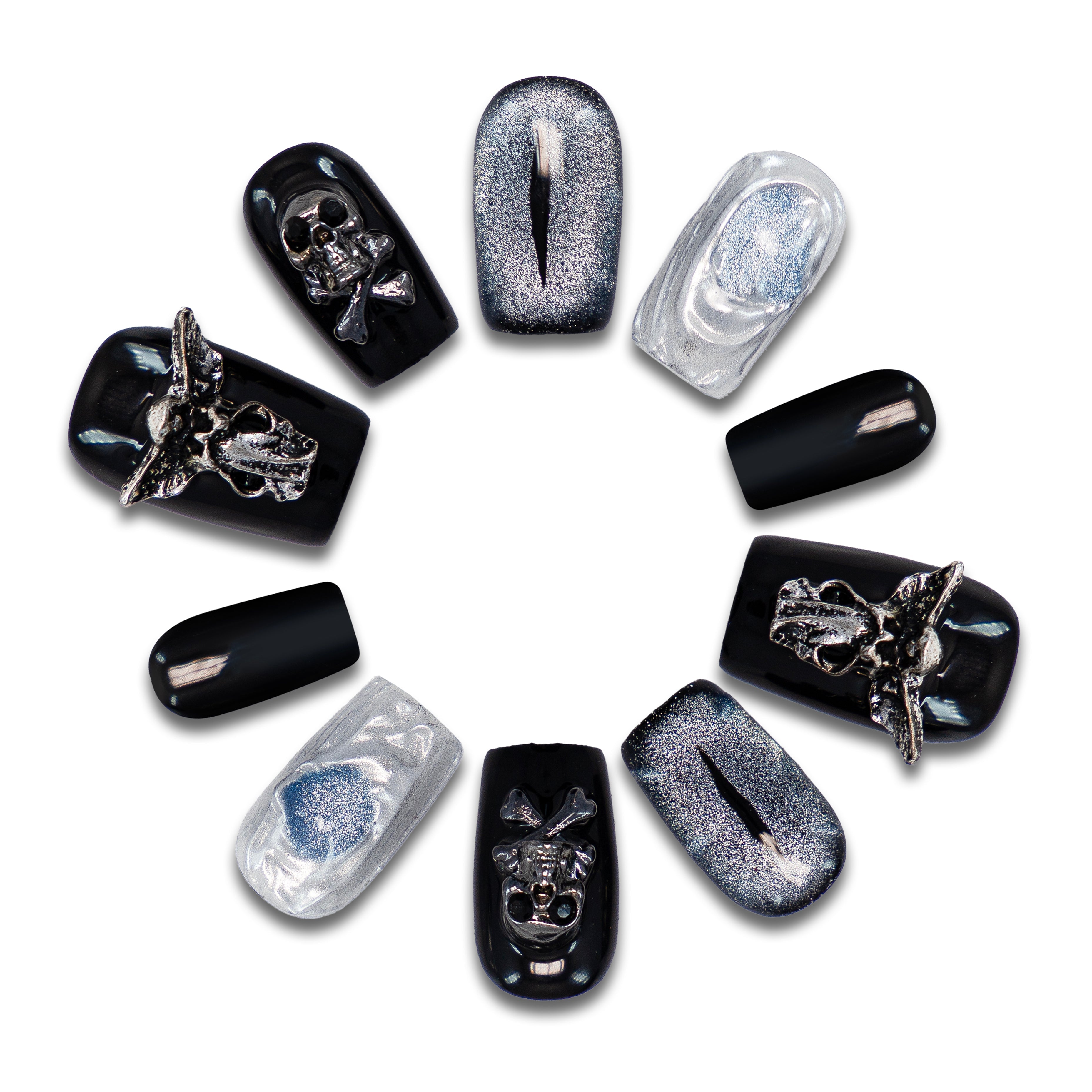 Anaconda Eye Handmade Square Nails 13004 - ByskireNail